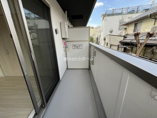 アルカンシェルコート緑橋のバルコニー