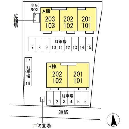 Solana（ソラーナ） Bの区画図