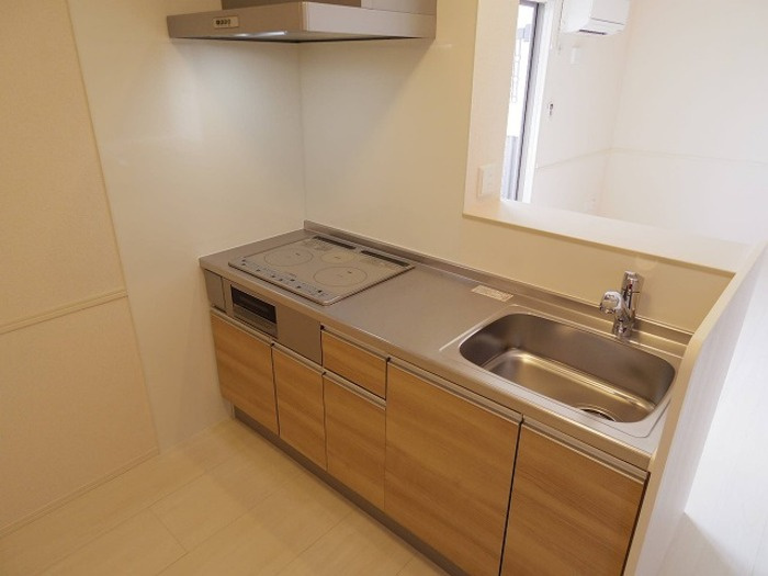 エスキーナのキッチン|対面式システムキッチン(3口IH,ｸﾞﾘﾙ付)