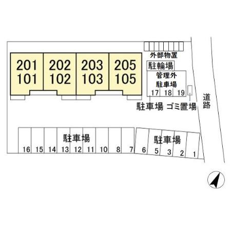 モンブランの区画図