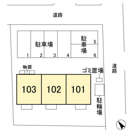 ファースト ステージの区画図