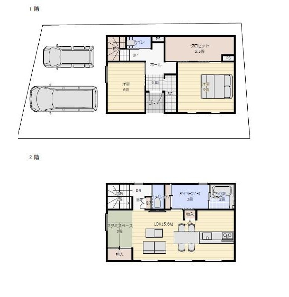 美井元町　中古一戸建ての間取り|間取り図はいかがですか？ご希望を叶える間取りですか？リビングの広さは？水回りの位置は？カウンターキッチン？など色々な情報が集約されています。弊社ではリフォームなどのご相談も承っております。