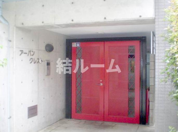 練馬区栄町の賃貸マンションのエントランス