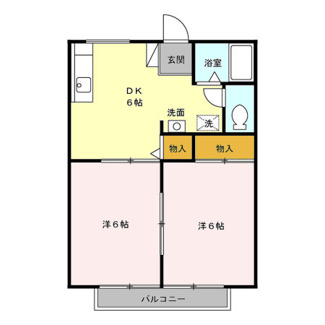 【間取り】 | ドミール穴川