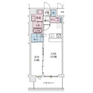 スプランディッド天王寺SOUTH　南百済小学校区の間取り