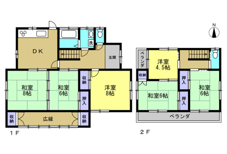 日立市川尻町5丁目　中古戸建の間取り