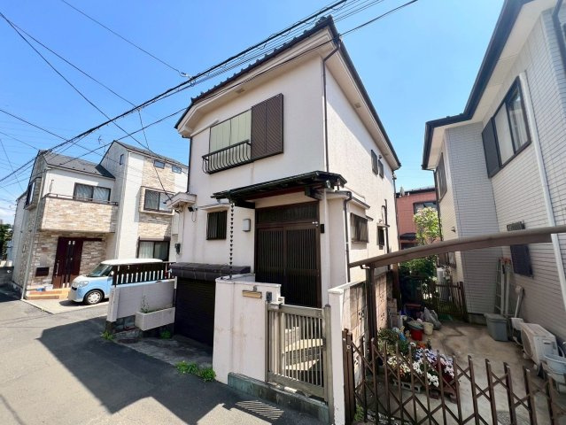 【外観】 | 東久留米市南沢２丁目　売地 | （現地写真）実際に建てたときのイメージを持ちやすい古屋付です