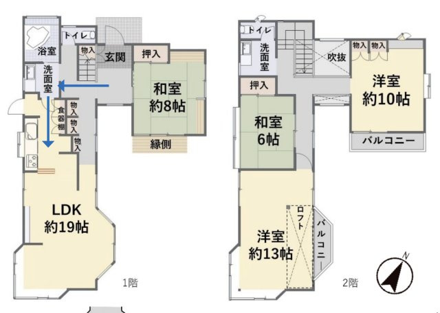 【間取り】 | 川越市川鶴3丁目　中古戸建
