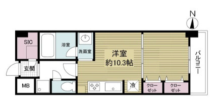 【間取り】 | KDX堺筋本町レジデンス