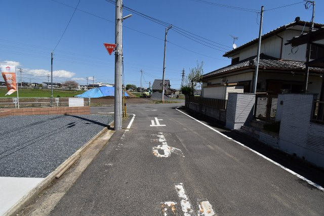 TERRACE　水戸市堀町　2期 　1の前面道路含む現地写真|現地撮影（2026年4月）