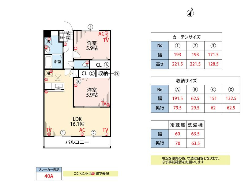 ルネスラシェーズ Iの間取り