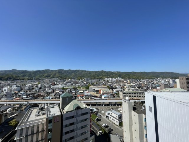 アルファステイツ高知駅前Ⅱの展望|北側バルコニーからの眺望です。空室のためいつでもご案内可能です。お気軽にお問い合わせください。