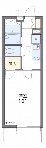 レオパレス空の間取り|画像2