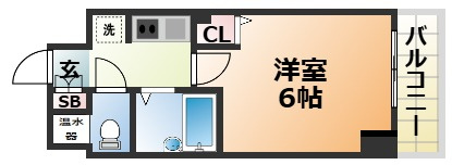 エステムコート神戸西の間取り
