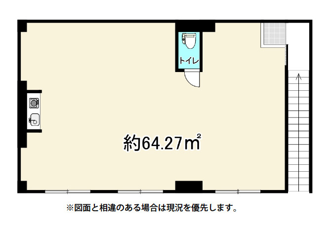 大津市馬場２丁目の事務所の間取り