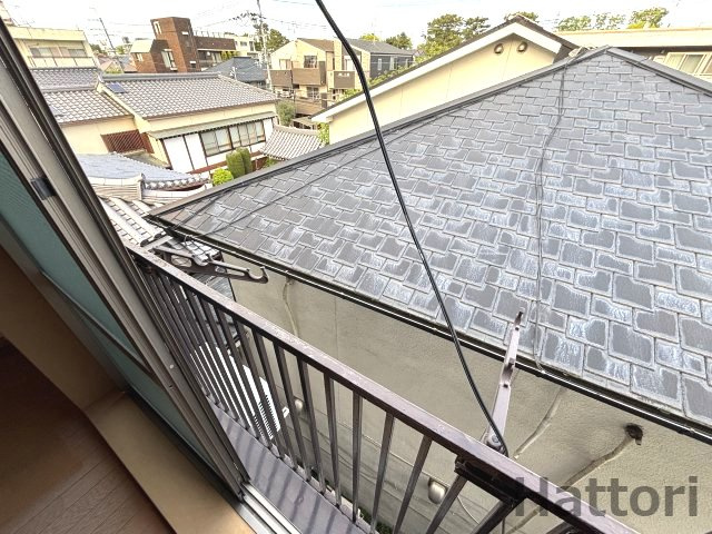 本町マンションのバルコニー