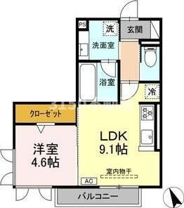 ワイズヴィラ岐南WESTの間取り