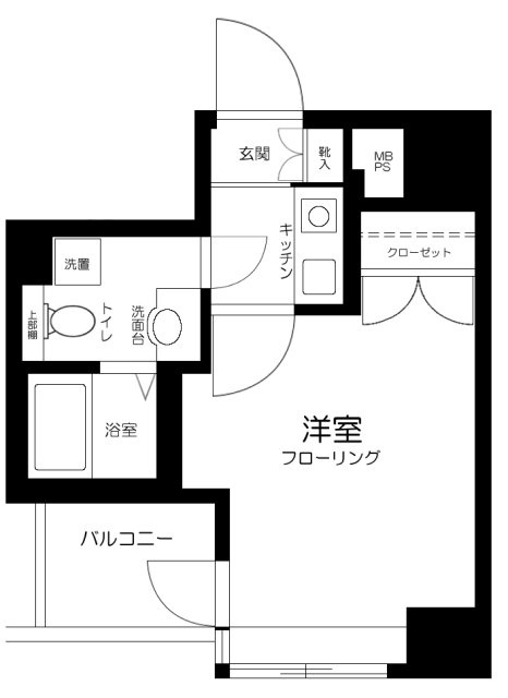 サンテミリオン茅場町リバーサイドの間取り