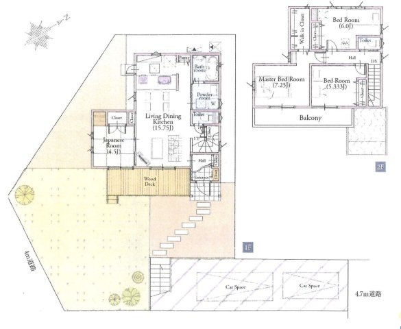 【間取り】 | 川越市小堤　中古戸建