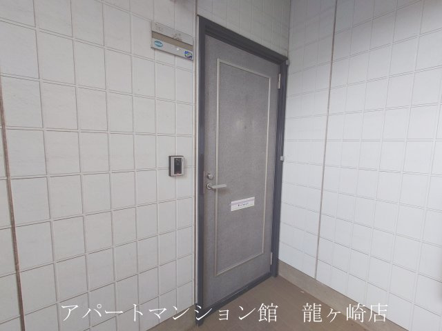タウンヒル松葉A棟の玄関