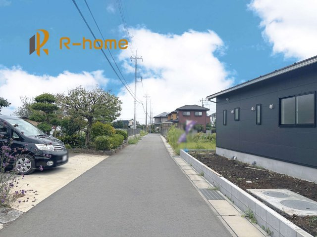 那珂市中台第2　新築戸建て　1号棟の前面道路含む現地写真|周辺環境も併せて案内致します♪
ぜひ現地へお越しください♪