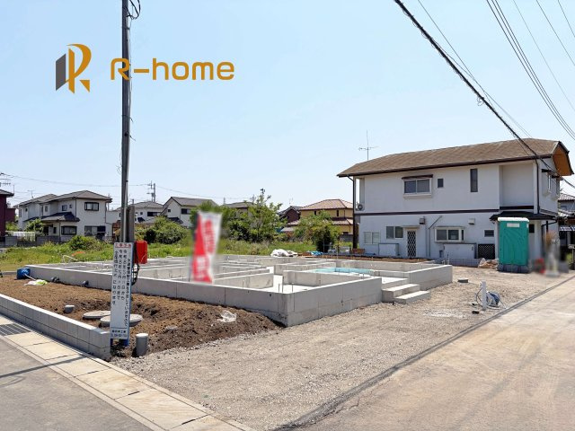 那珂市中台第2　新築戸建て　1号棟の外観|ご予約を頂ければ、『平日』はもちろん『早朝』や『夜間』もご見学可能です♪お気軽にお申し付けください♪