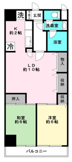 【間取り】 | パークサイドコート