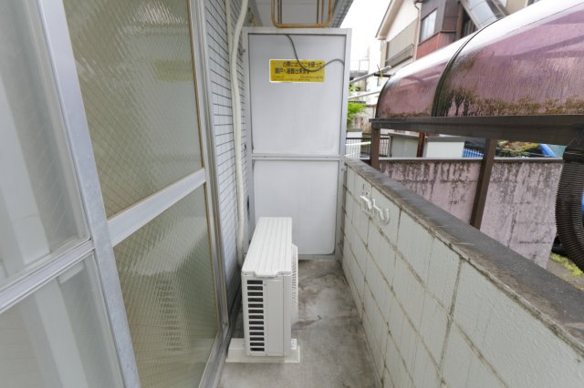 第2小山ハイツのバルコニー