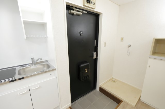 第2小山ハイツの玄関