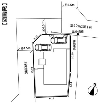 【区画図】 | 綾瀬市上土棚北2丁目3期 新築戸建 全1棟