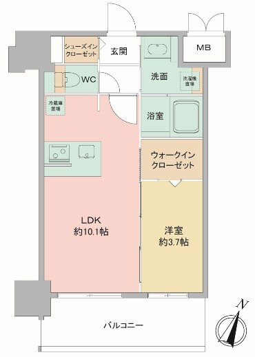 Louis Residence弁天町の間取り