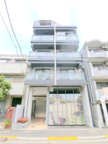 West F.Y.の外観|2016年12月築　鉄骨造地上5階建て総戸数13戸
東京都大田区池上6丁目　東急池上線蓮沼駅徒歩7分、東急池上線池上駅徒歩8分