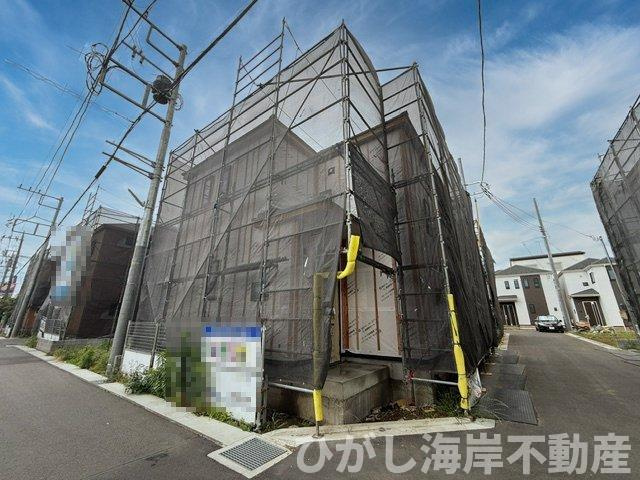 平塚市西真土1丁目 　新築戸建　全16棟の外観|6月15日撮影　建築中　現地外観