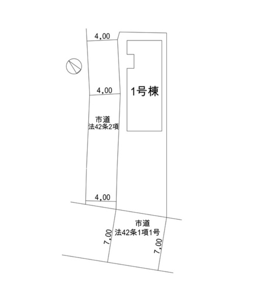 【区画図】 | 高崎市上並榎町　1号棟