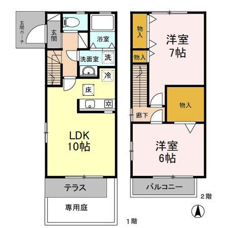 【間取り】 | クレールA