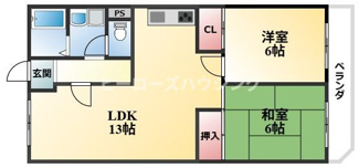 【間取り】 | サンハイツ豊中