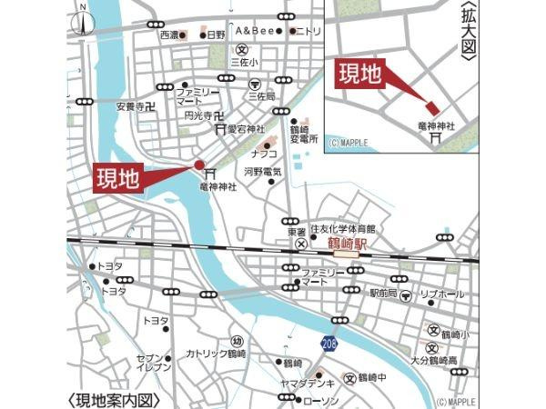 三佐第9-2号棟のその他|現地案内図です。