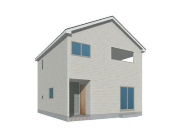 三佐第9-1号棟の完成予想図|※外観パースはイメージです。
