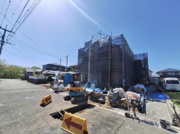 三佐第9-1号棟の前面道路含む現地写真|前面道路含む現地(2026年4月撮影)
