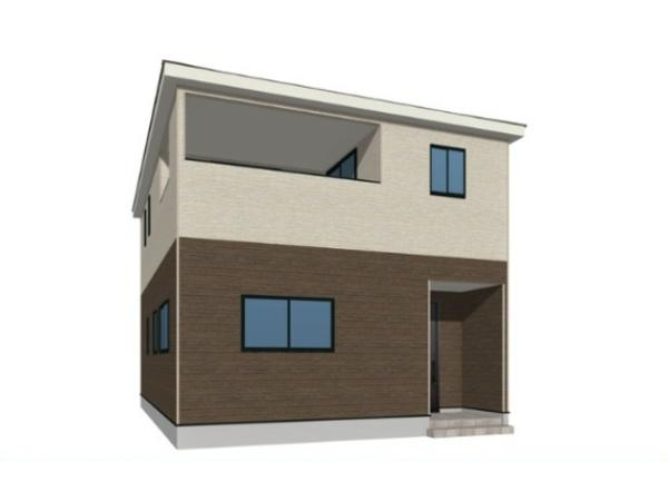 羽屋第3-1号棟の完成予想図|※外観パースはイメージです。現況と異なる場合は現況を優先させていただきます。