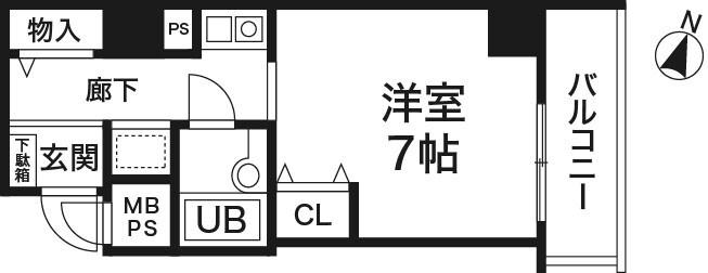 ライオンズマンション神戸元町第3の間取り