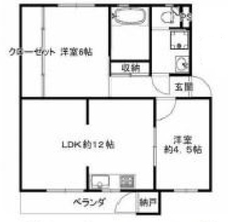 鶴甲コーポ　1号棟 - 34号棟の間取り