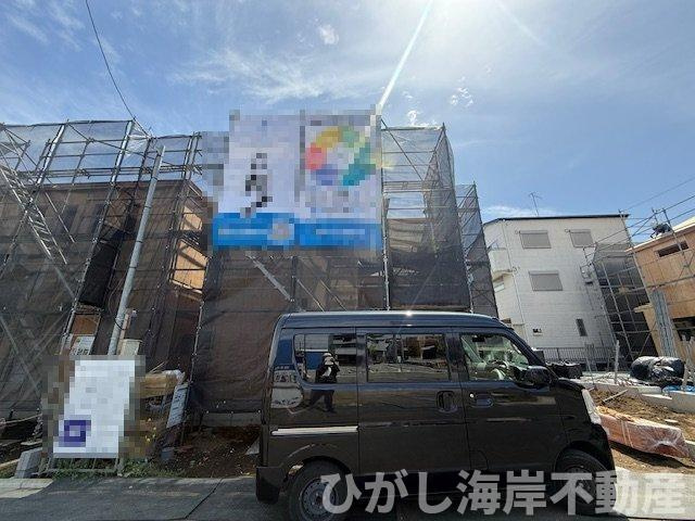 平塚市西真土1丁目 　新築戸建　全16棟の外観|4月18日撮影　建築中　現地外観