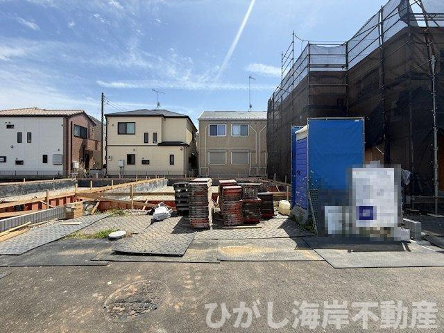 平塚市西真土1丁目 　新築戸建　全16棟の外観|4月18日撮影　建築中　現地外観