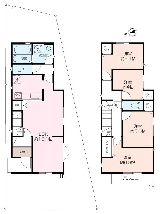 【築2年×駅から平坦でアクセス可能】上飯田町中古戸建の画像