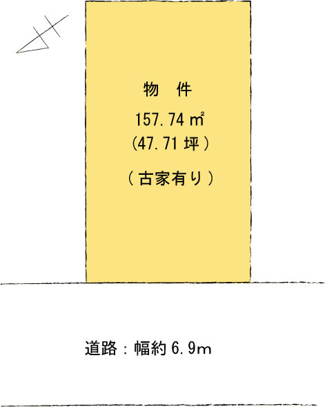 （商談中）ベルロードに近くて便利な住宅用地
