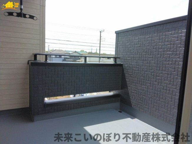 【バルコニー】 | Blooming Garden加須市花崎4丁目1号棟 | お洗濯にも便利なバルコニー付き