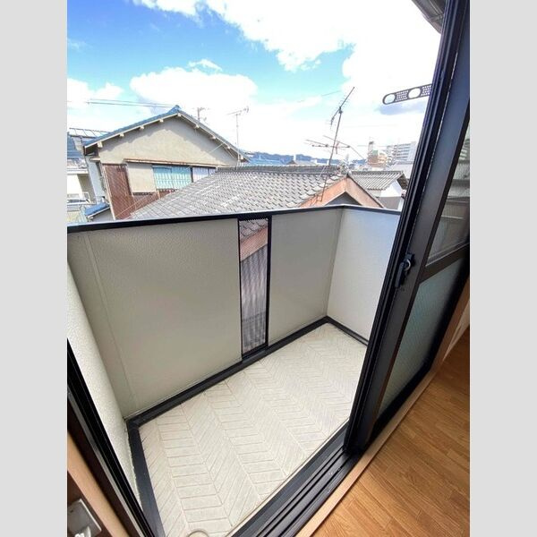 アディック東花園のバルコニー
