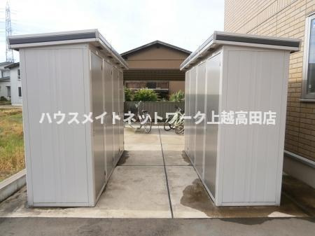 ハイツミナミの設備|外部物置