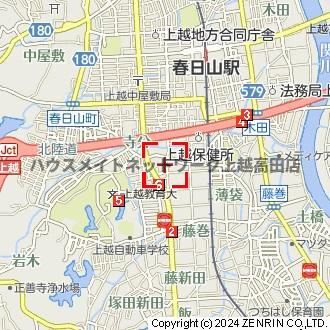 ハイツミナミの地図|位置図
